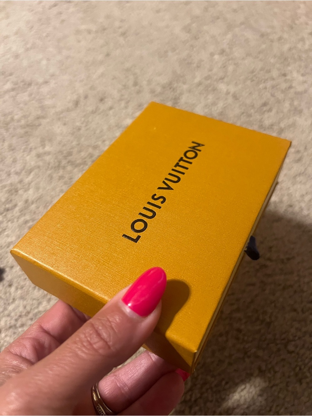 Louis Vuitton Blue and Gold Monogram Key Charm - Picture 5 of 7